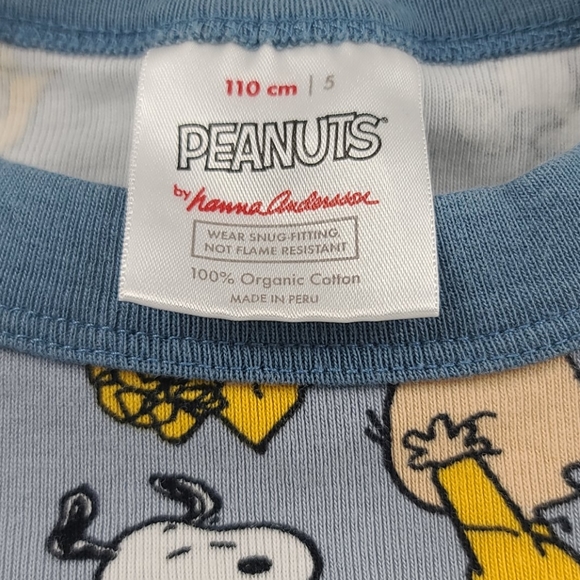 Peanuts by Hanna andersson longsleeve Pajama top - Picture 4 of 4